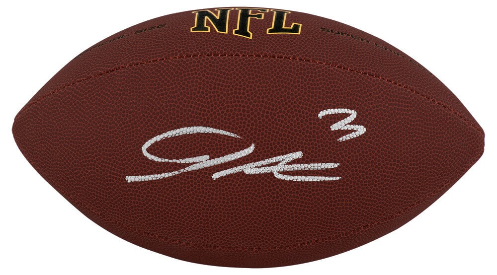Jordan Addison Signed Wilson Super Grip NFL Football with COA (1 of 1)