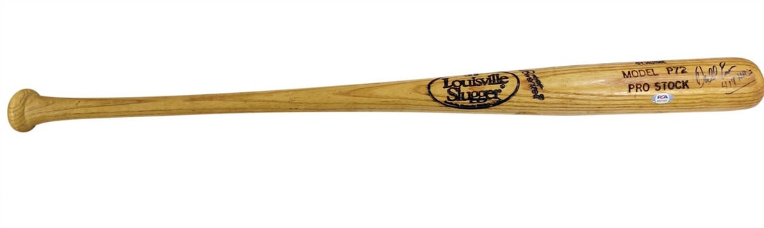 Darrell Evans Signed Cracked Louisville Slugger Bat PSA Authenticated (1 of 4)