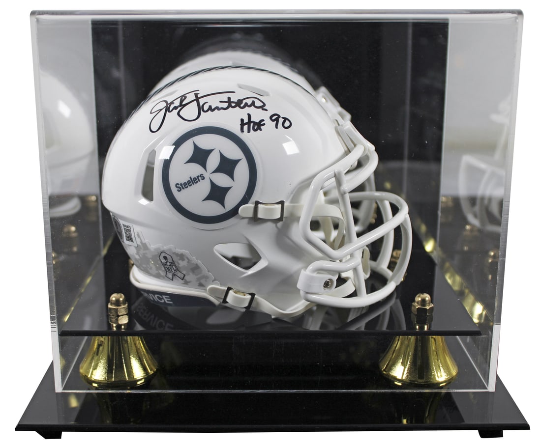 Jack Lambert Signed Steelers Mini Helmet with Beckett Authentication (1 of 3)