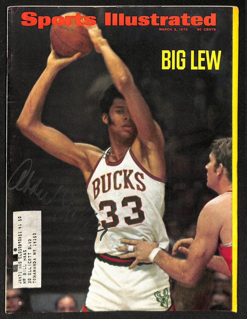 3 9 1970 Sports Illustrated Magazine Signed by Kareem Abdul-Jabbar PSA DNA (1 of 3)