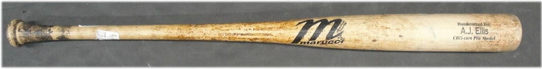 A.J. Ellis Autographed MLB Memorabilia Los Angeles Dodgers (1 of 7)