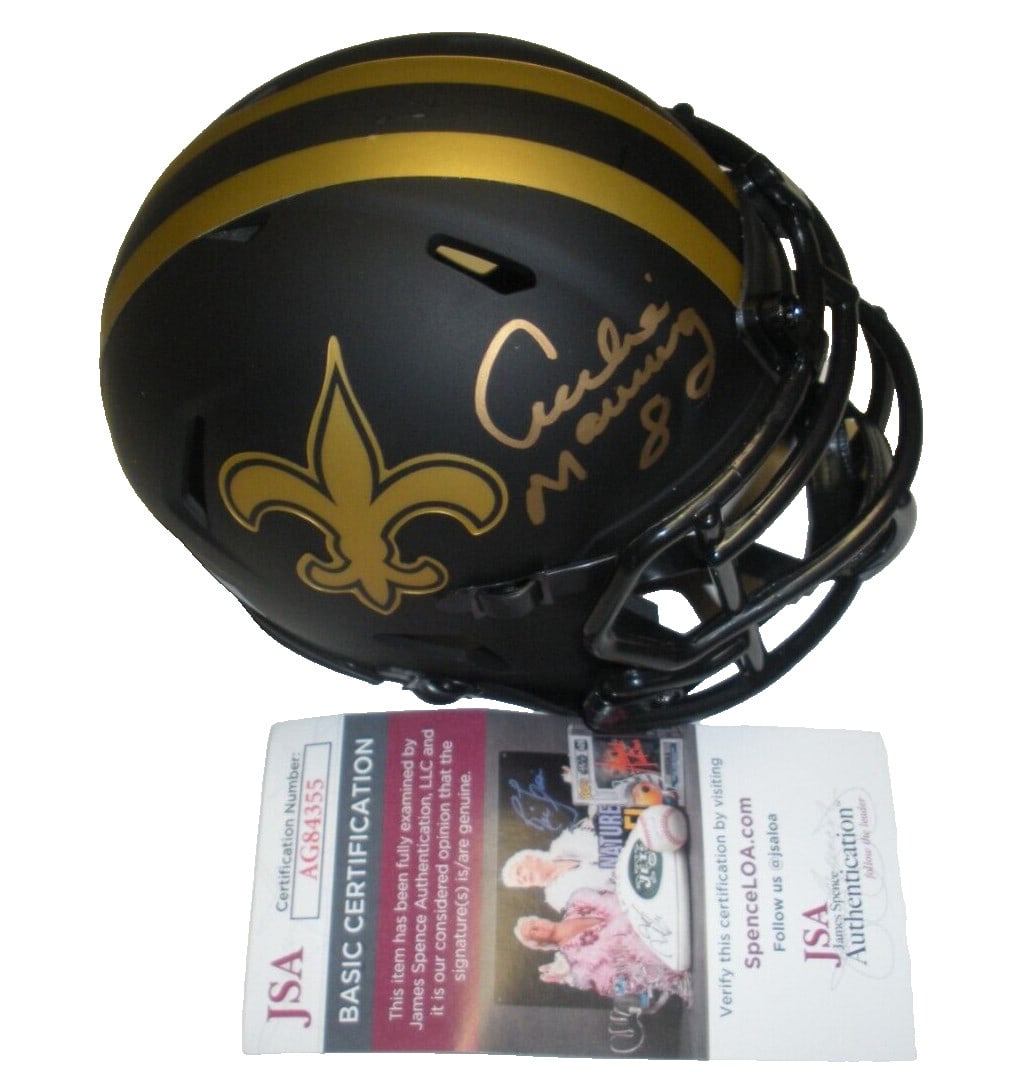 Archie Manning Signed Mini Helmet New Orleans Saints JSA COA (1 of 1)