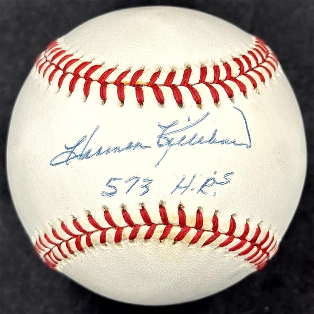 Harmon Killebrew Autographed Baseball 573 HR Beckett BAS Authentic (1 of 3)