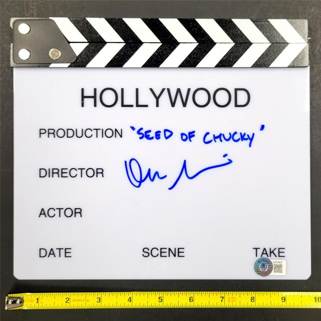 Don Mancini Signed Seed of Chucky Clapboard Beckett Authenticated (1 of 3)