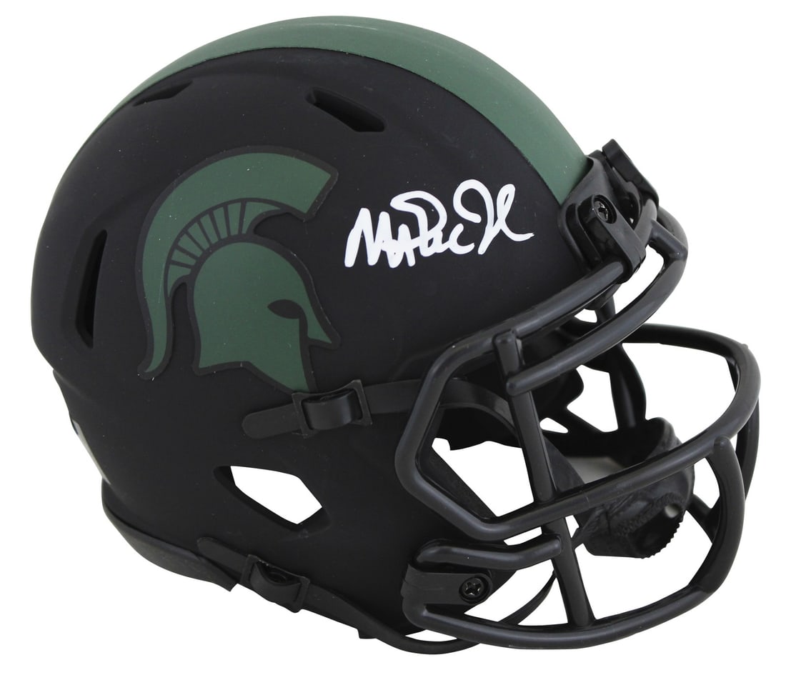 Michigan State Spartans Mini Helmet Signed by Magic Johnson BAS Authenticated (1 of 2)