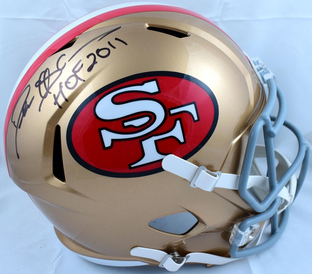 Deion Sanders Signed 49ers Full Size Helmet Beckett Authenticated (1 of 5)