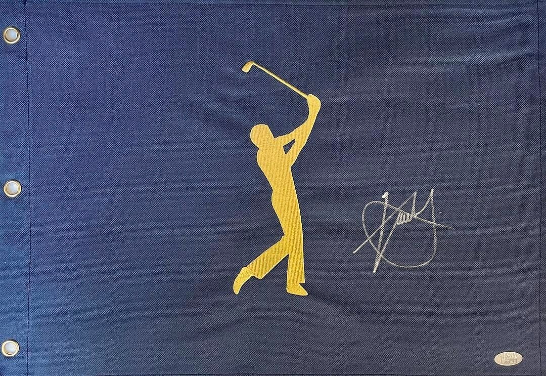 Xander Schauffele Signed The Players Pin Flag JSA Authenticated (1 of 2)