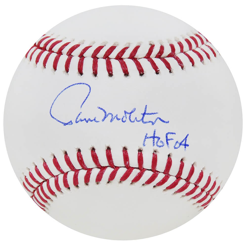 Paul Molitor Autographed Rawlings MLB Baseball HOF 04 COA (1 of 1)