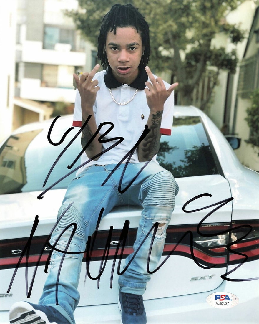 YBN Nahmir PSA/DNA Authenticated Signed 8x10 Photo (1 of 1)