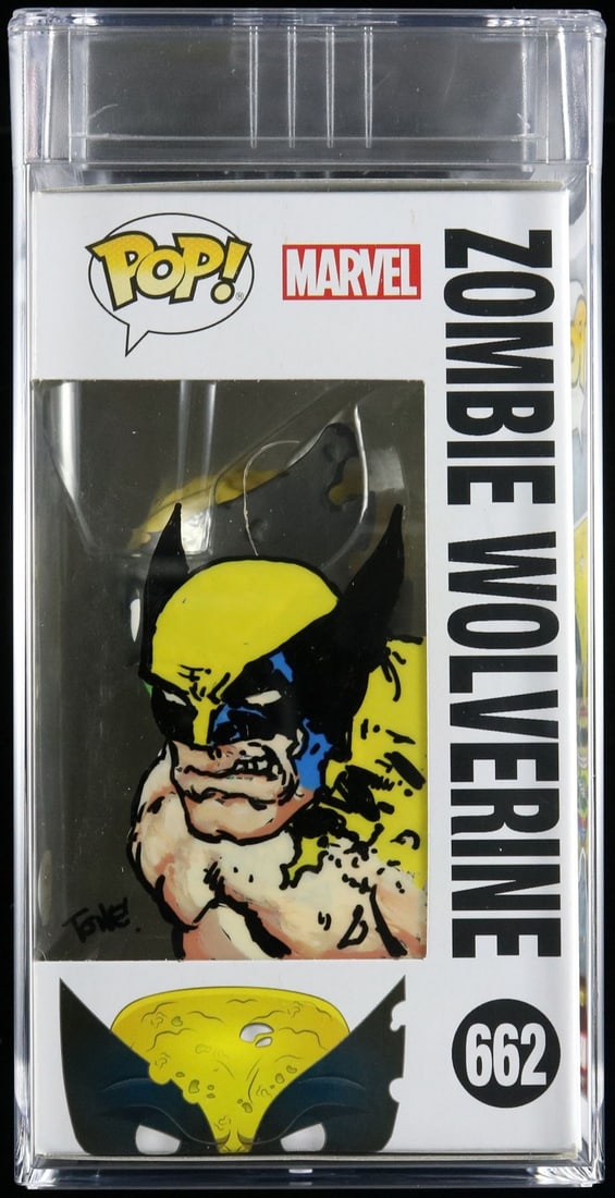 Tone Rodriguez Signed Funko Pop #662 Zombie Wolverine PSA/DNA Authenticated: Tone Rodriguez Signed Funko Pop #662 Zombie Wolverine PSA/DNA Authenticated This Funko Pop features a signature from artist Tone Rodriguez, specifically the #662 Zombie Wolverine edition. The autograp