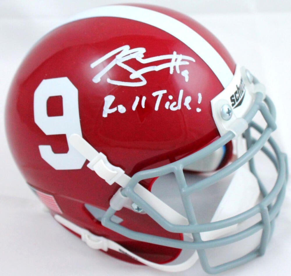 Bryce Young Autographed Alabama Mini Helmet with Beckett Authentication (1 of 9)