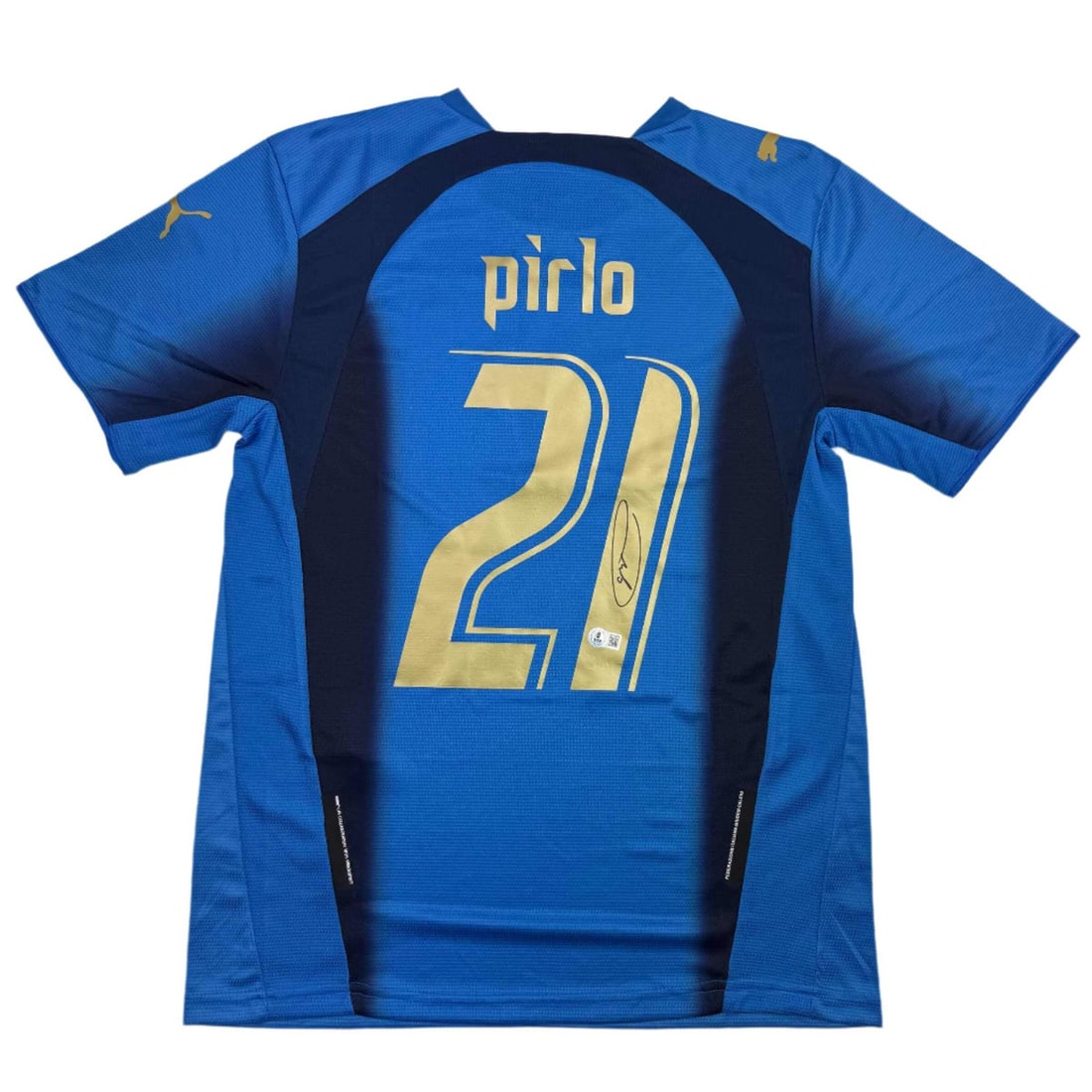 Authentic Signed Andrea Pirlo Italy Soccer Jersey Beckett COA (1 of 4)