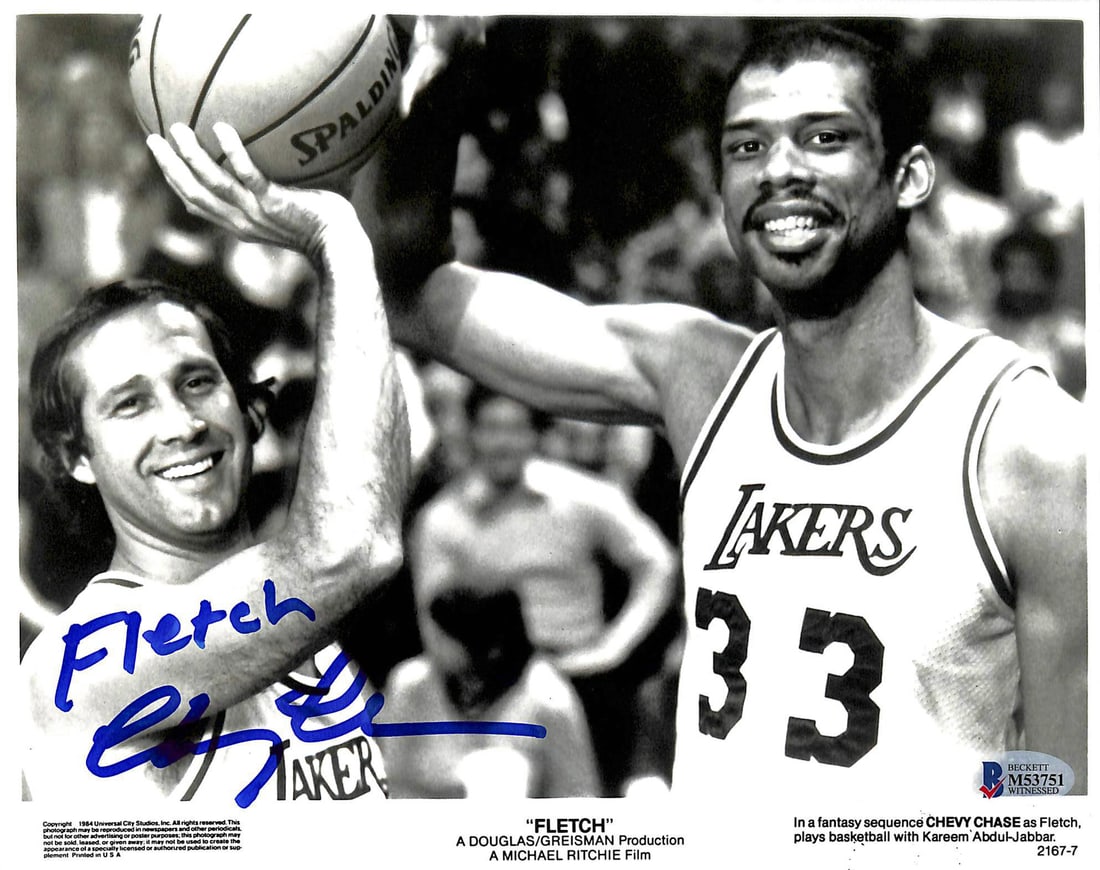 Chevy Chase Fletch Signed 8x10 Photo BAS Certified Authentic (1 of 1)