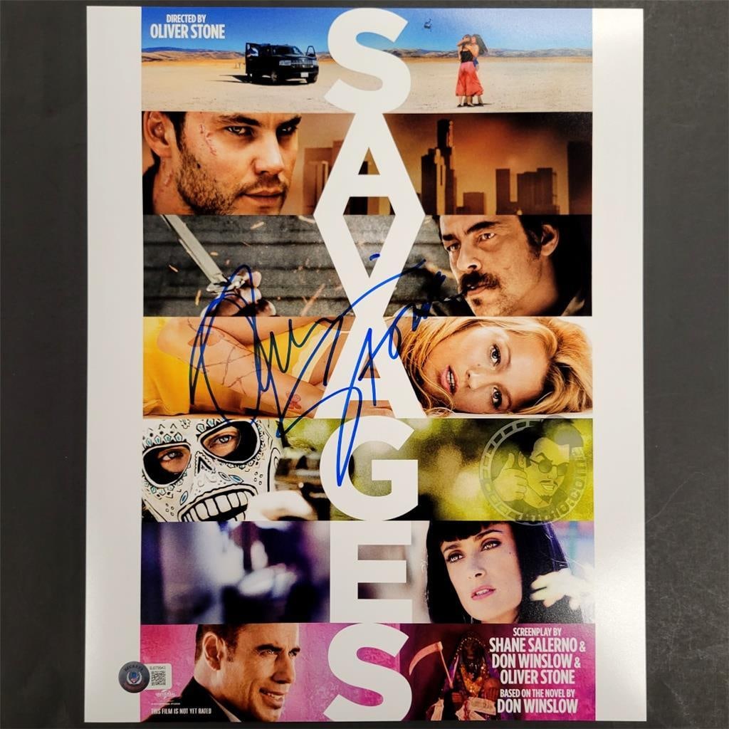 Oliver Stone Signed Savages 11x14 Photo Beckett Authenticated (1 of 3)