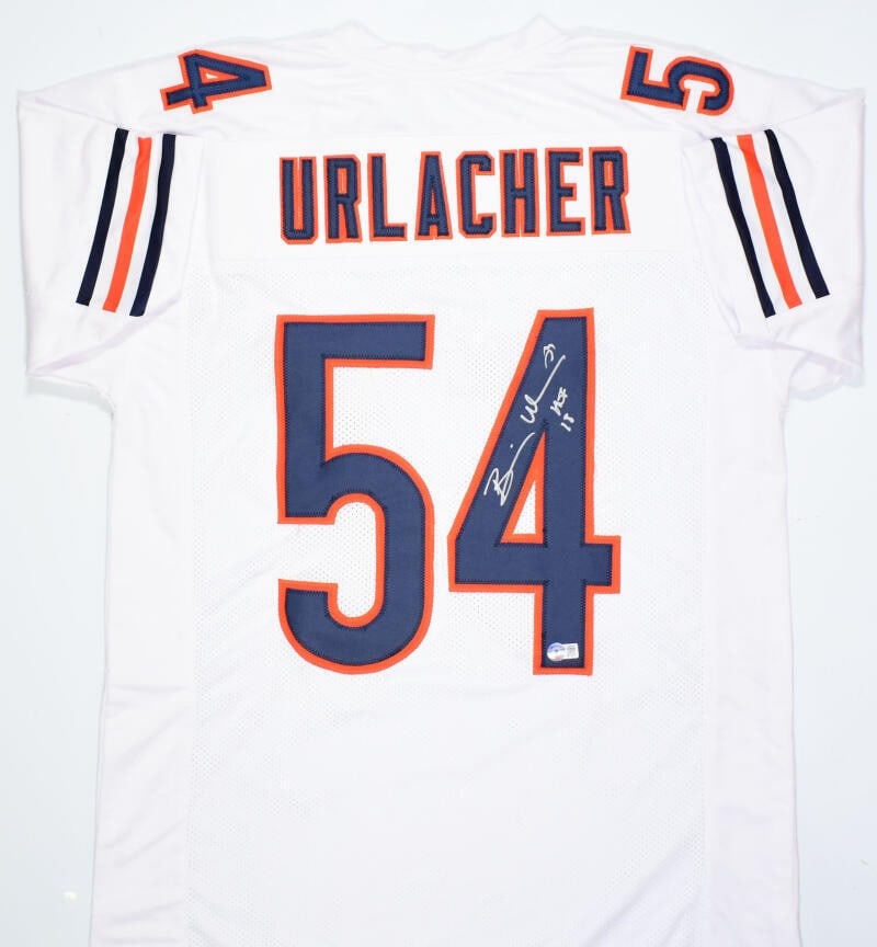Brian Urlacher Signed White Pro Style Jersey Chicago Bears Beckett Hologram (1 of 12)