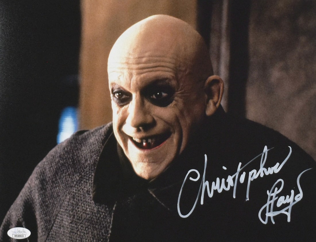 Christopher Lloyd Signed 11x14 Uncle Fester Photo JSA Authenticated (1 of 2)