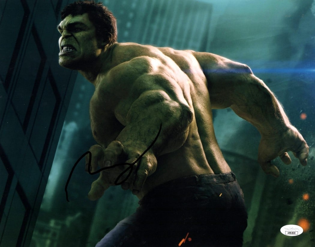 Mark Ruffalo Signed 11x14 Incredible Hulk Photo JSA Authenticated (1 of 2)