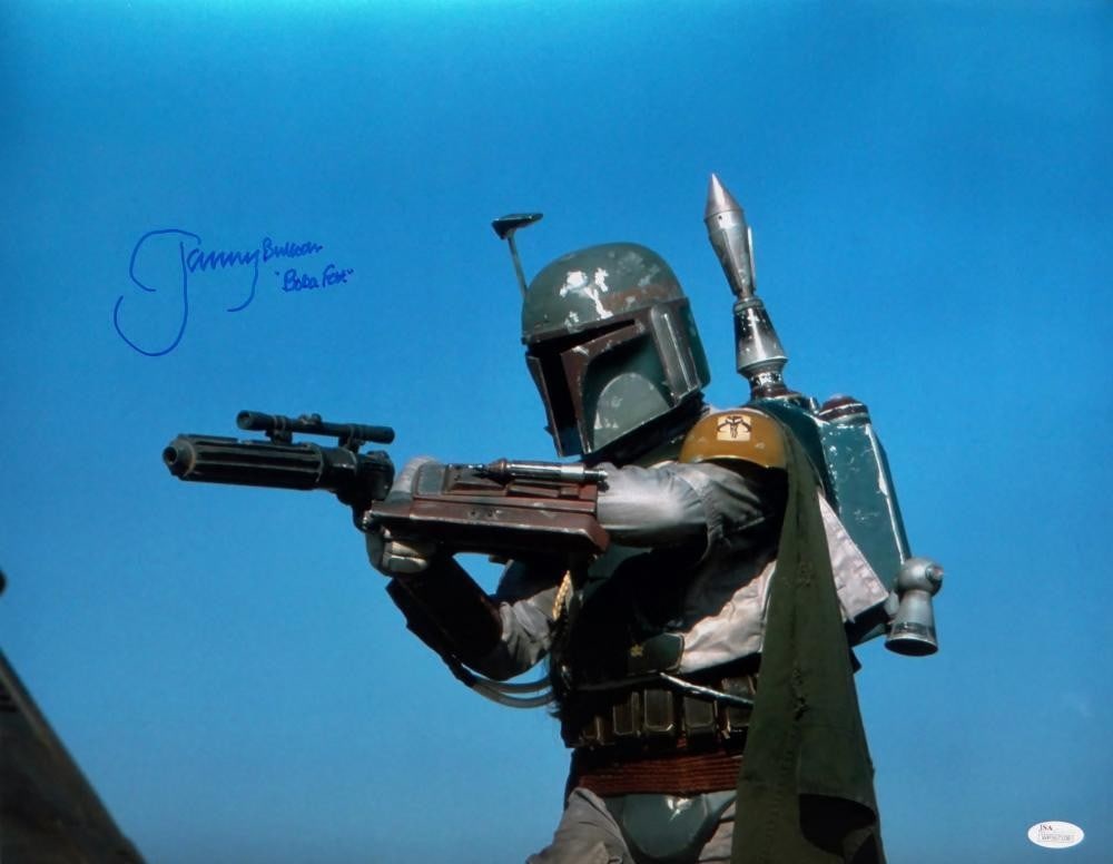 Jeremy Bulloch Signed Star Wars Boba Fett 16x20 Photo with JSA Authentication (1 of 5)