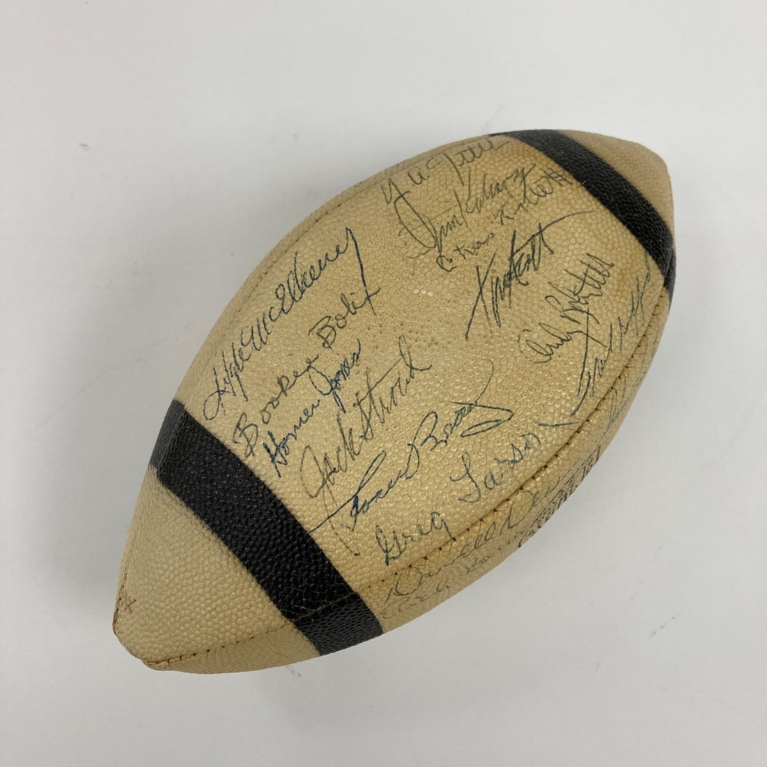 1963 New York Giants Signed Football with 32 Signatures (1 of 9)