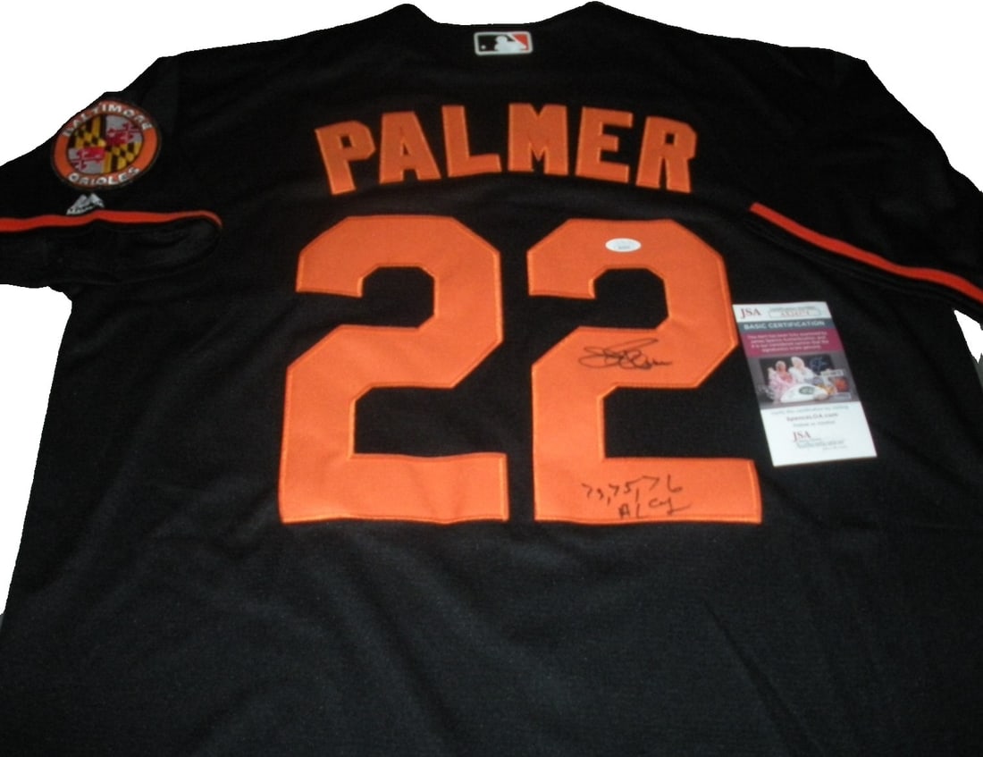 Jim Palmer Signed Majestic Jersey Baltimore Orioles BAS Certified (1 of 2)