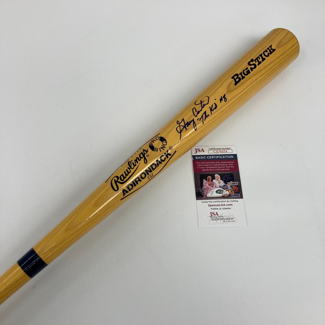 Gary Carter Signed Rawlings Bat JSA Authenticated The Kid #8 (1 of 5)