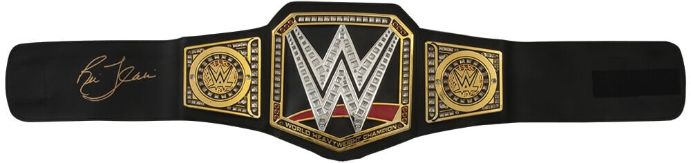 Ric Flair Signed WWE Replica Championship Belt with COA 38in (1 of 1)