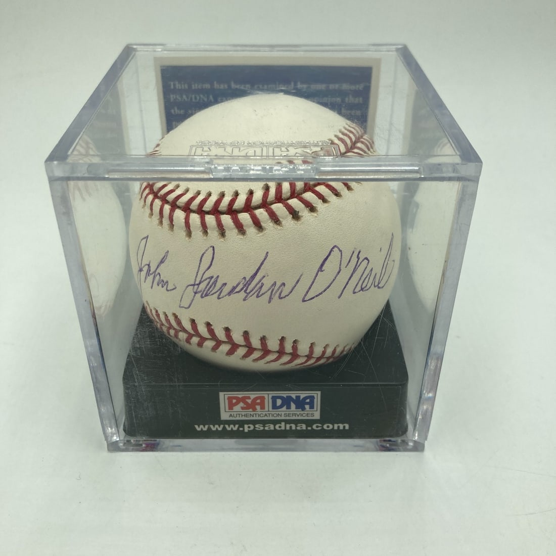 Buck O'Neil John Jordan Signed MLB Baseball PSA DNA 9.5 Mint (1 of 7)