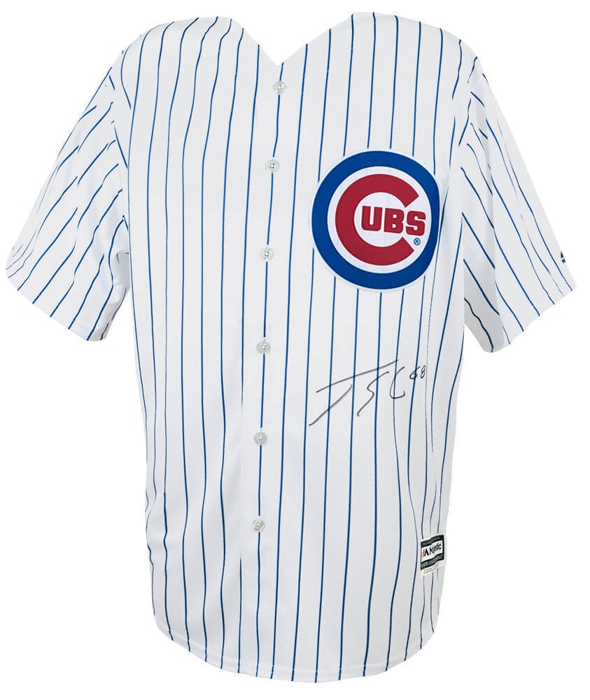 Jorge Soler Signed Chicago Cubs Majestic Baseball Jersey with COA (1 of 3)