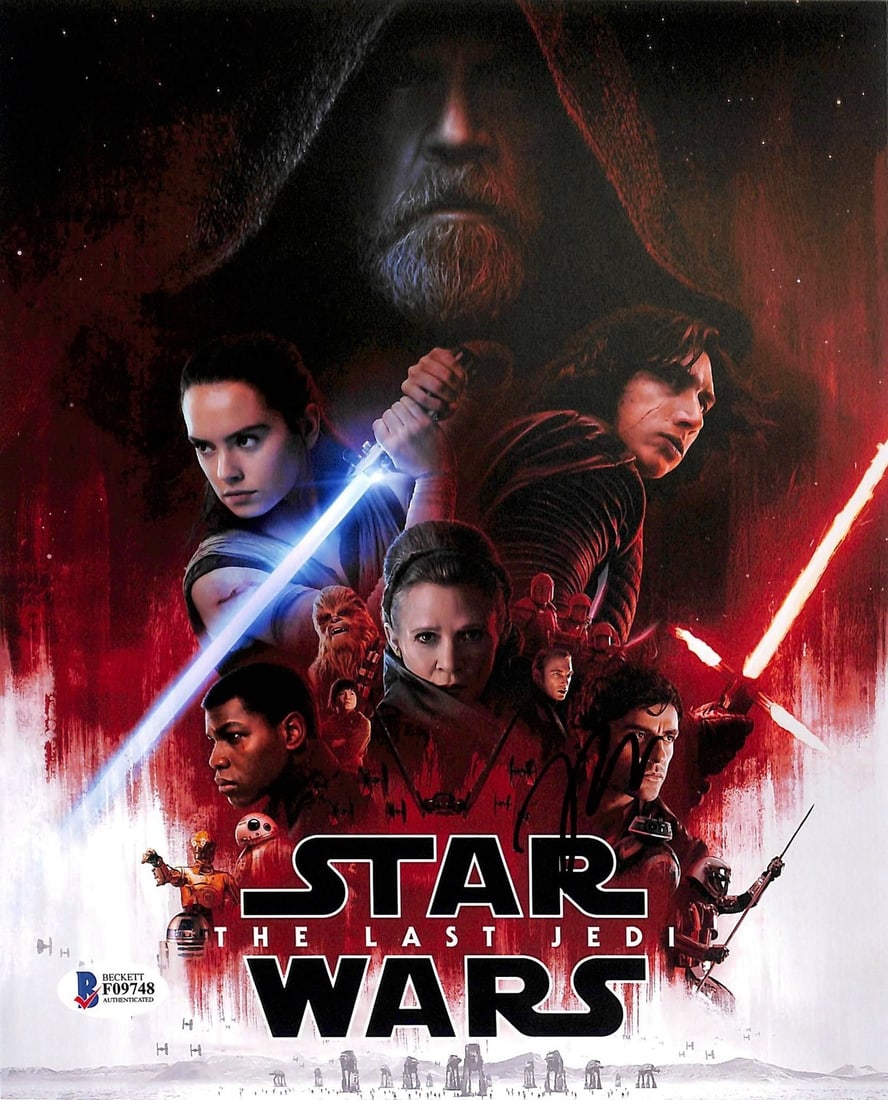 Rian Johnson Signed Star Wars The Last Jedi 8x10 Photo BAS Certified (1 of 3)