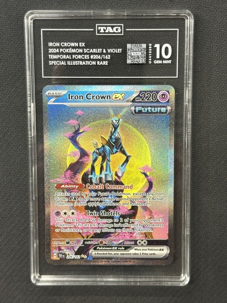 Iron Crown EX Temporal Forces Rare Card TAG 10 New York Yankees (1 of 2)