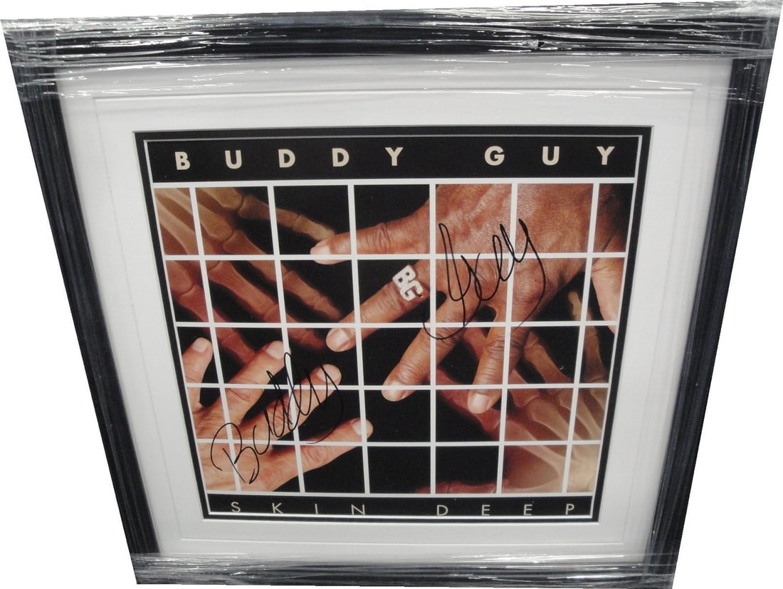 Buddy Guy Autographed Framed Skin Deep Record PSA/DNA Certified (1 of 3)