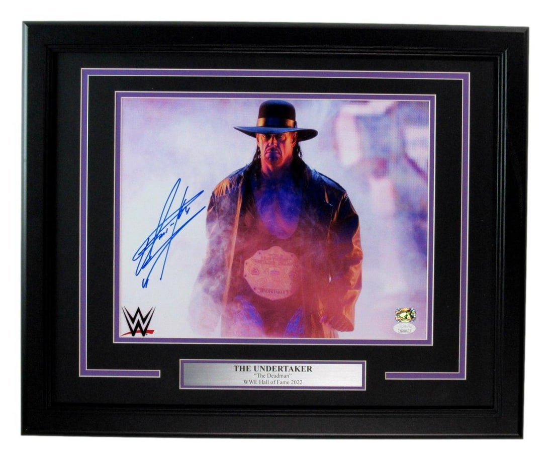 Mark Calaway Undertaker Signed 11x14 Photo Framed JSA Authenticated (1 of 4)