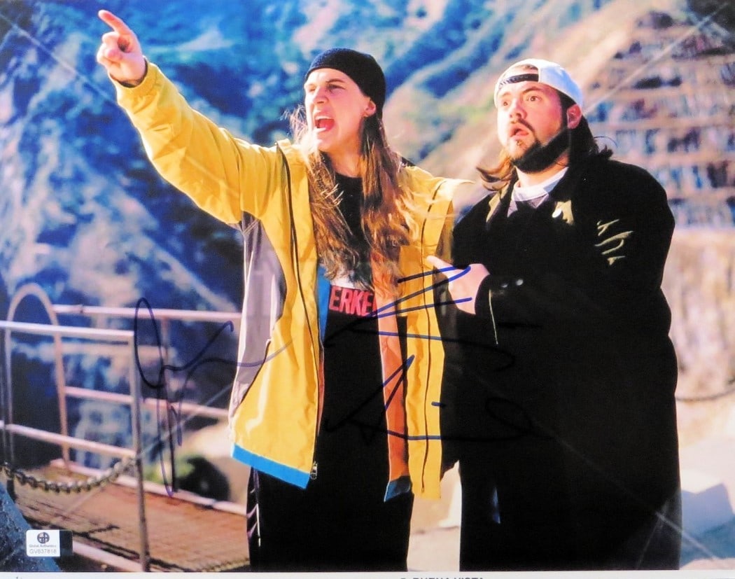 Kevin Smith Jason Mewes Signed 11x14 Photo Authenticated by Global Authentics (1 of 2)