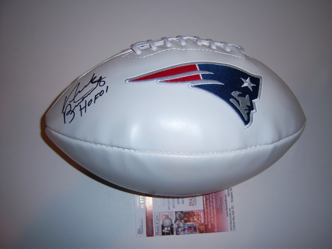Nick Buoniconti New England Patriots Signed Football HOF JSA COA (1 of 2)