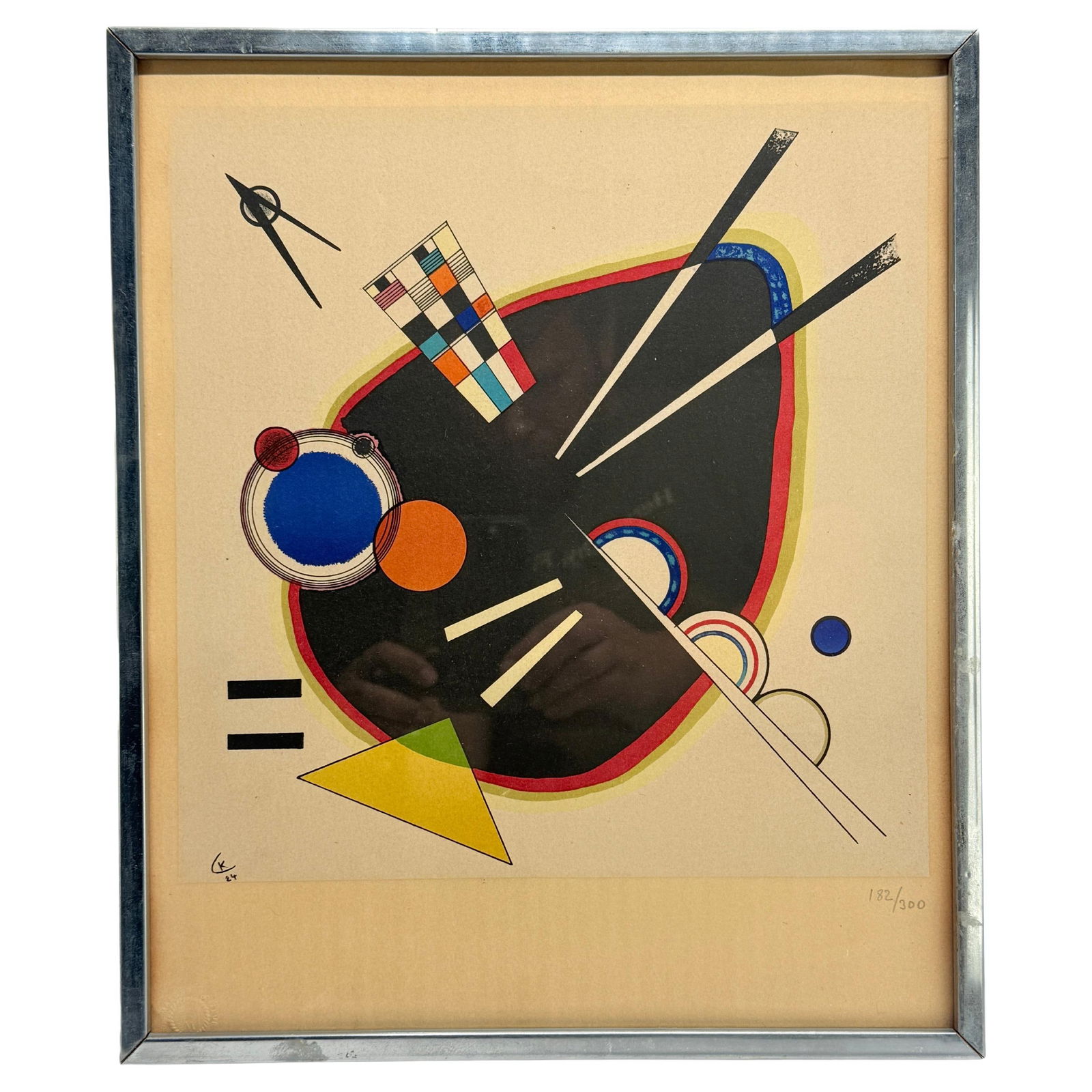Wassily Kandinsky La Tache Noire 1924 Abstract Lithograph Limited Edition 182/300 (1 of 9)