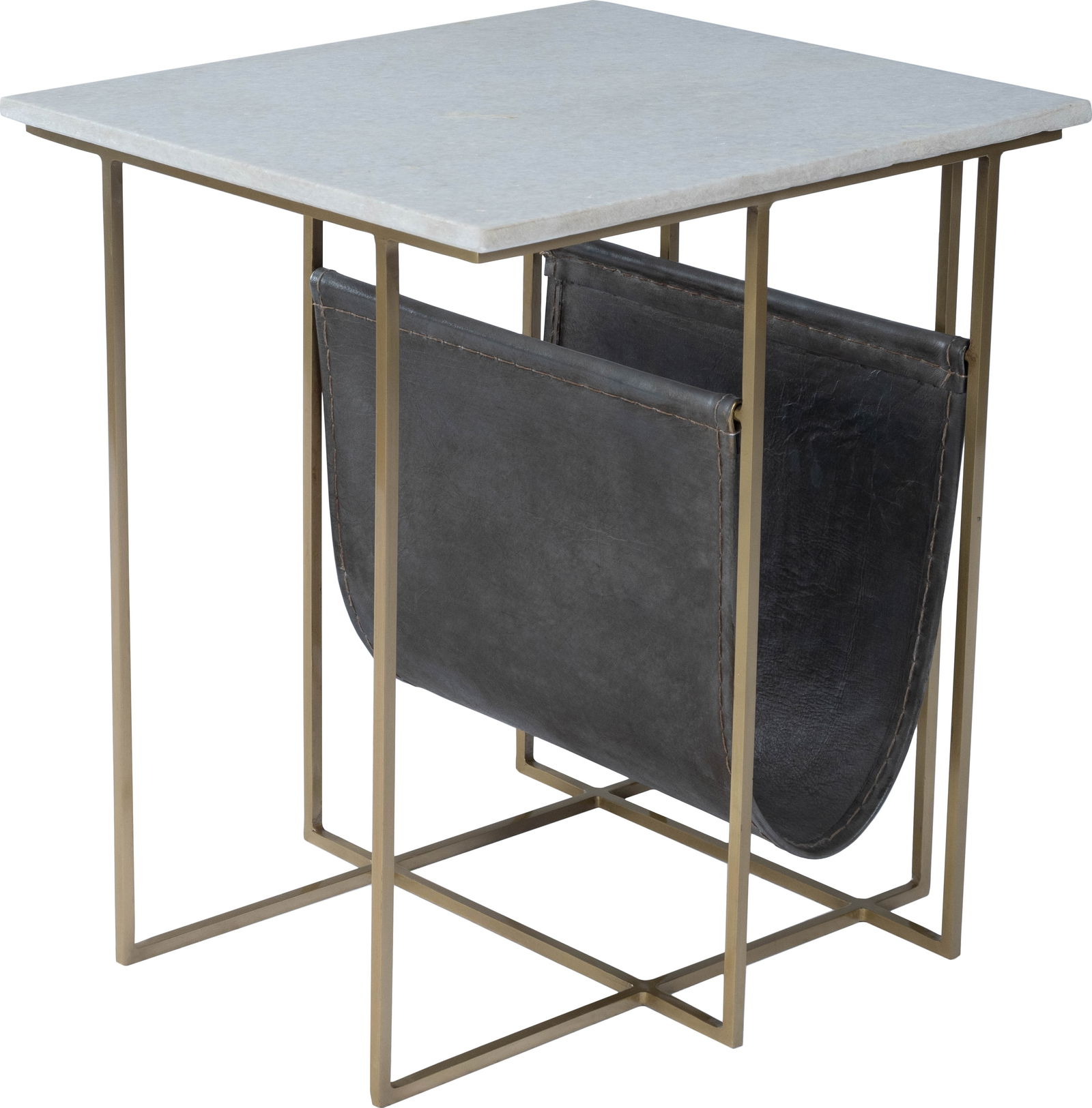 Butler Contemporary Marble Brass Side Table 22.5H Rectangular Design: Butler Contemporary Marble Brass Side Table 22.5H Rectangular Design This unique contemporary butler side table combines style and functionality, perfect for any modern living space. Crafted from a bl