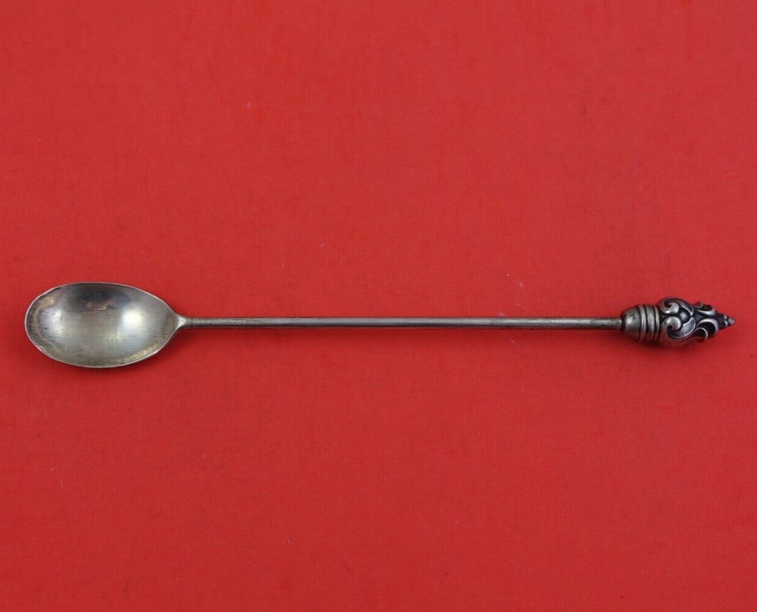 International Sterling Silver Royal Danish Martini Spoon 9 1/8": International Sterling Silver Royal Danish Martini Spoon 9 1/8" This exquisite serving spoon is part of the Royal Danish pattern by International, crafted from high-quality sterling silver (.925). Mea