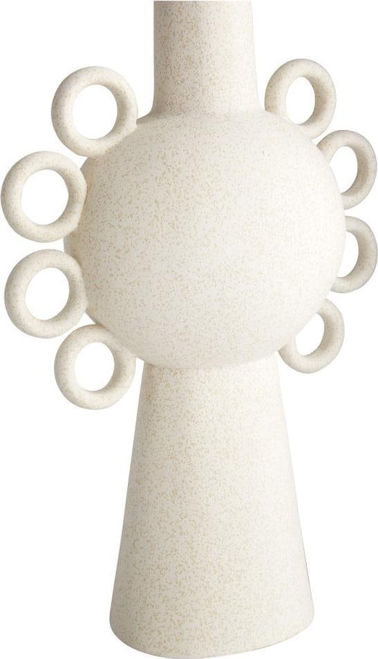 Cyan Ceramic White Vase 22.5 Inch Transitional Style: Cyan Ceramic White Vase 22.5 Inch Transitional Style This elegant white vase is a beautiful addition to any decor, showcasing a transitional style that complements various interior designs. Crafted fr