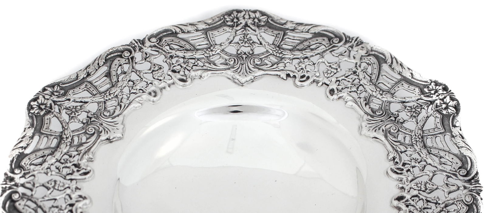 Vintage Sterling Silver Tazza by Graff Washbourne & Dunn 1910 - 3