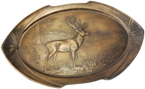 Noble Stag Lodge Style Resin Tray 12x20 Mountain Collection (1 of 1)