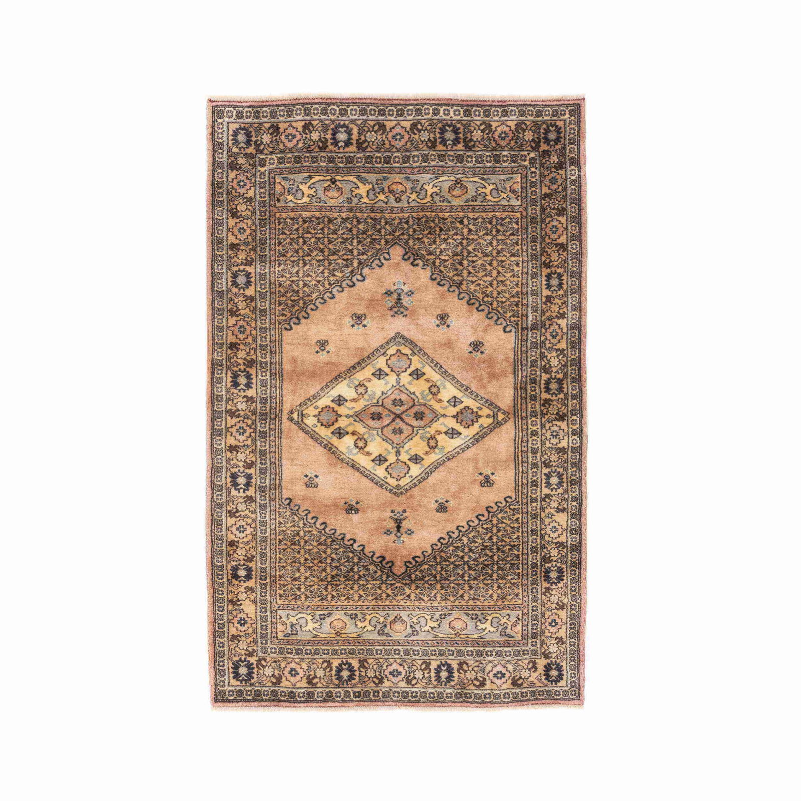 Authentic Handmade Anadol Wool Carpet 53.1 x 84.6 Inches (1 of 8)