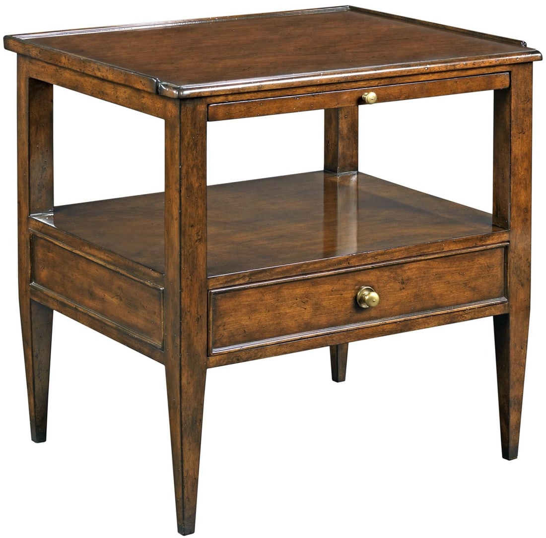 Woodbridge Marseilles Distressed Wood Nightstand 27H 27W 22D (1 of 2)
