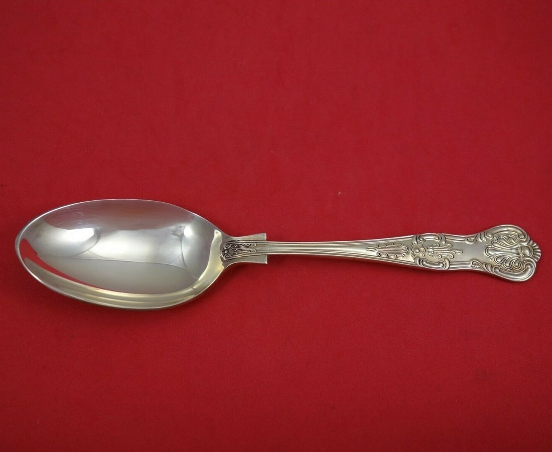 William Turner Queens Sterling Silver Soup Spoon 7 1/4 Inch (1 of 2)