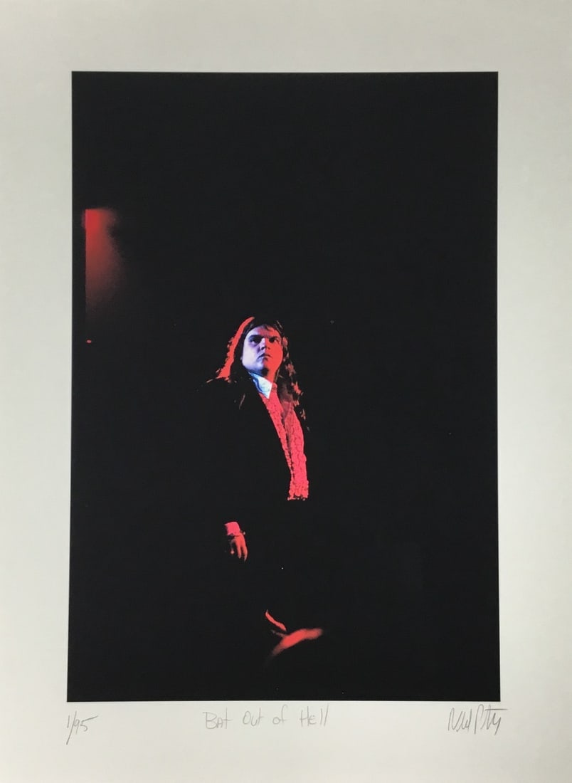 Neil Portnoy Bat Out of Hell Meat Loaf Limited Edition Signed Giclee: Neil Portnoy Bat Out of Hell Meat Loaf Limited Edition Signed Giclee This striking giclee print titled "Bat Out of Hell" features the iconic artistry of Neil Portnoy. It is an original piece, signed a