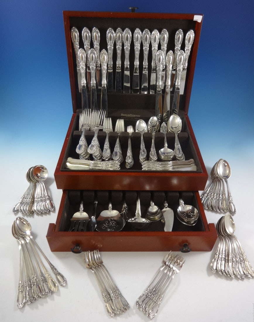 Towle King Richard Sterling Silver Flatware Set 175 Pieces (1 of 11)