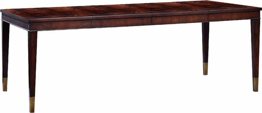 Oliver Home Lakeland Mahogany Extendable Dining Table 30H x 42W x 42D (1 of 2)
