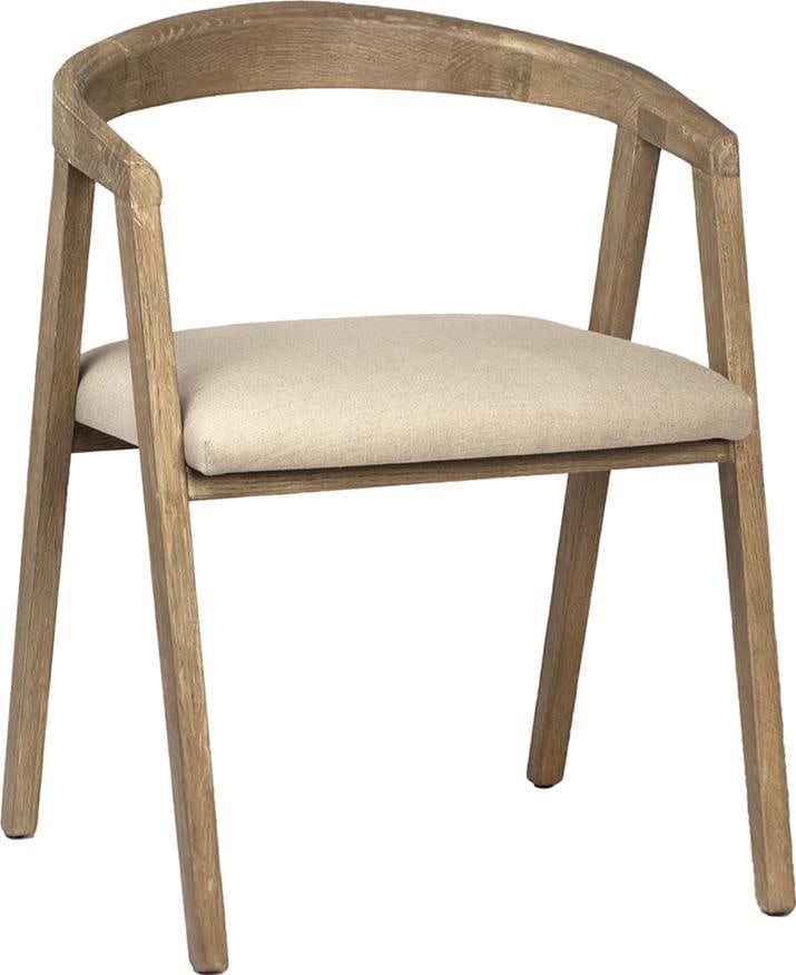 Edwardian Style Jensen Collection Dining Chair in Wood Finish (1 of 1)