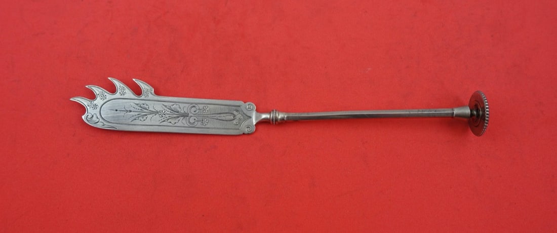 Gorham Old English Sterling Silver Cheese Knife with Pick 7 3/8 inch (1 of 2)