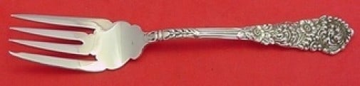 Reed & Barton Trajan Sterling Silver Dessert Fork 4-Tine 6 Inch (1 of 2)