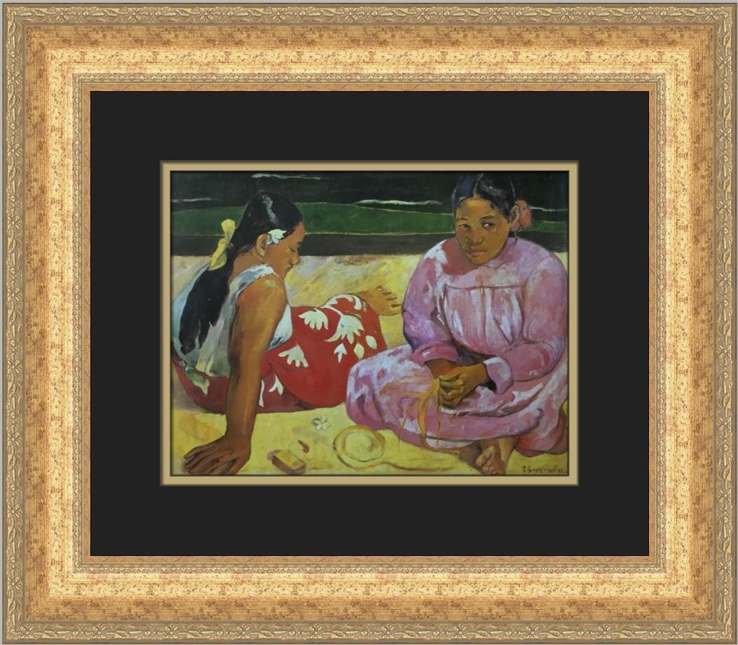 Paul Gauguin Tahitian Women Custom Framed Art Print 1988 (1 of 2)